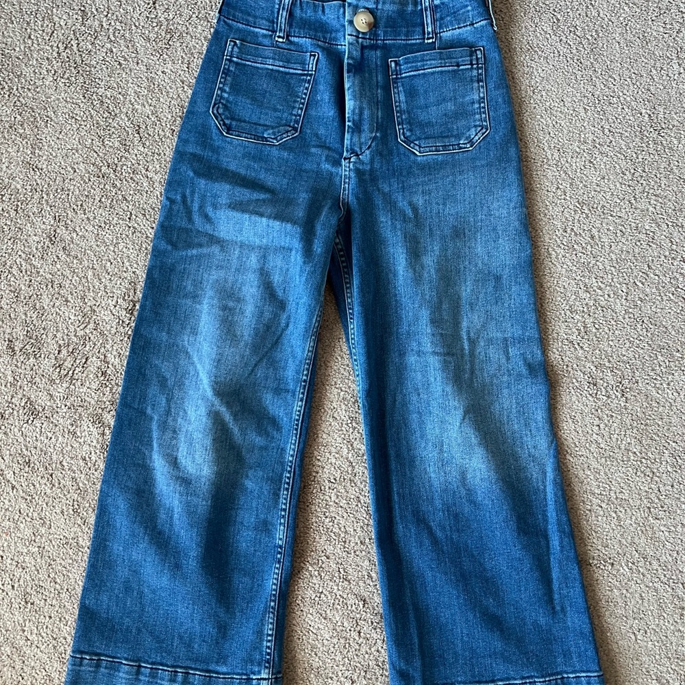 Anthropologie - Collette Maeve Denim Wide-Leg Jeans
